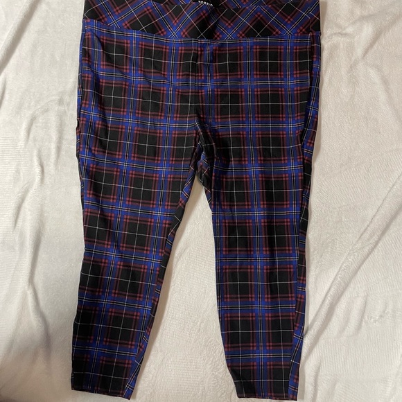 Torrid Plaid Pixie Pants - Picture 7 of 12